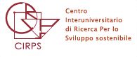 Logo CIRPS rappresentante un intreccio di figure geometriche rosse sovrapposte tra loro, fra cui un cerchio, un rettangolo ed un triangolo