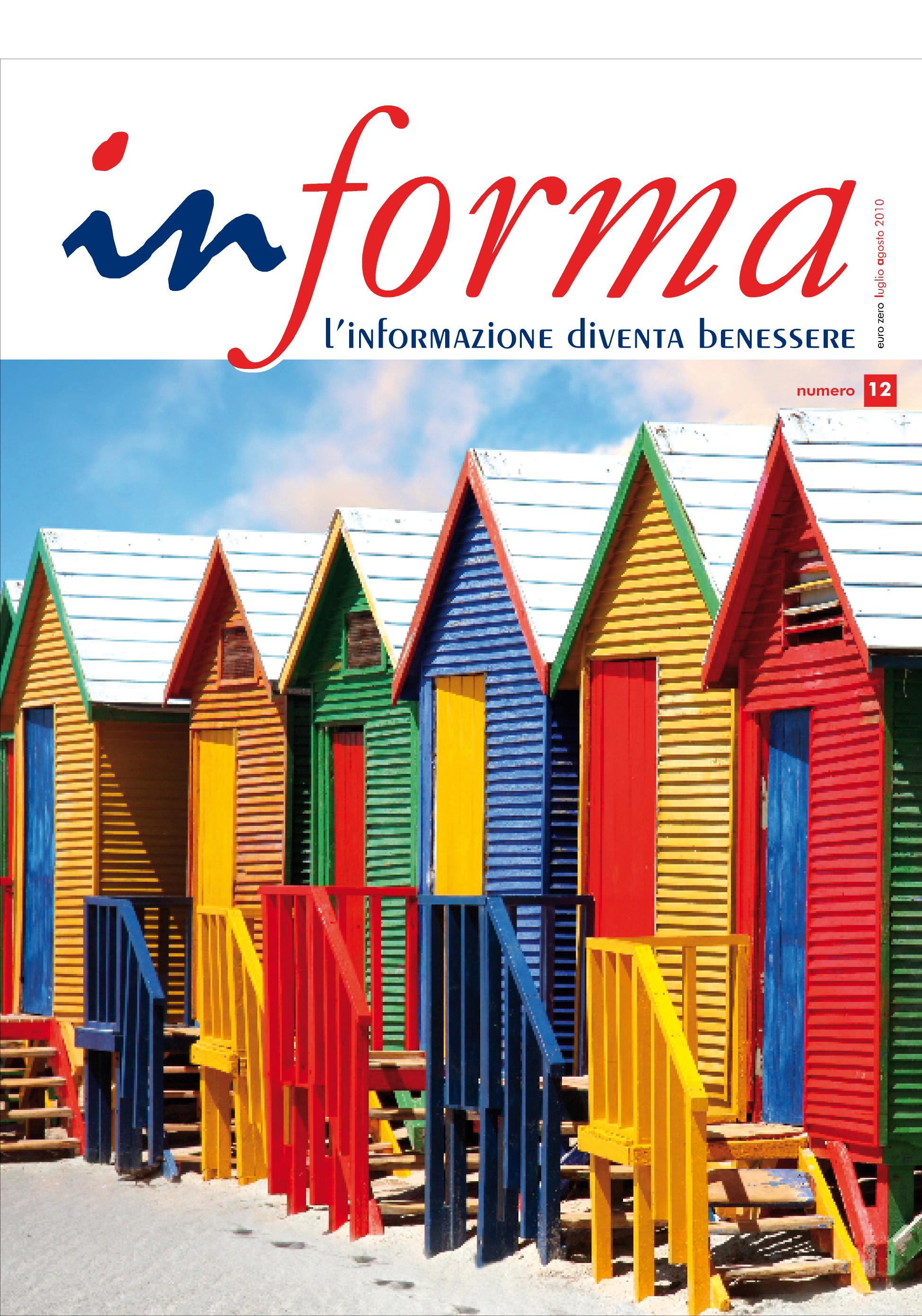La copertina rappresenta una serie di case colorate