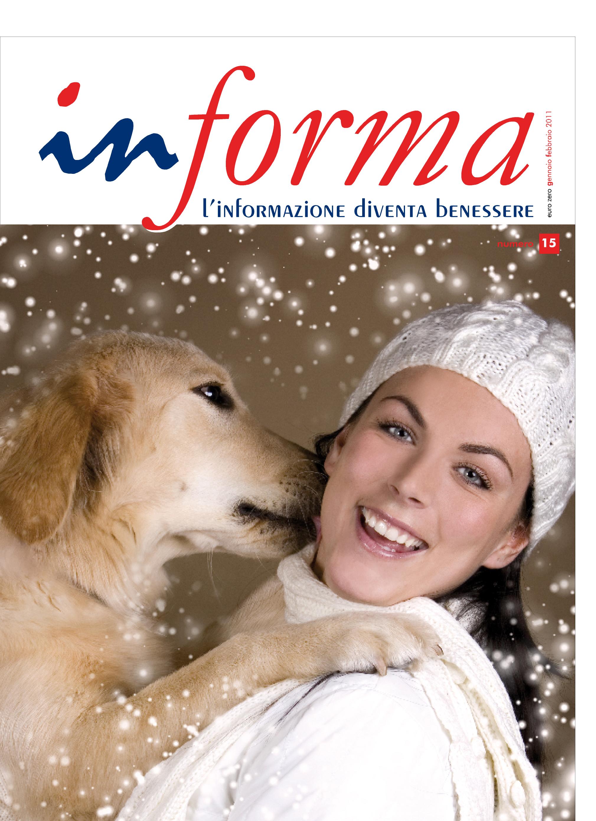 La copertina rappresenta un cane di razza golden retriever che lecca il viso di una donna con i capelli lunghi neri ed un capello bianco invernale